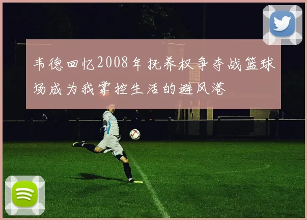韦德回忆2008年抚养权争夺战篮球场成为我掌控生活的避风港